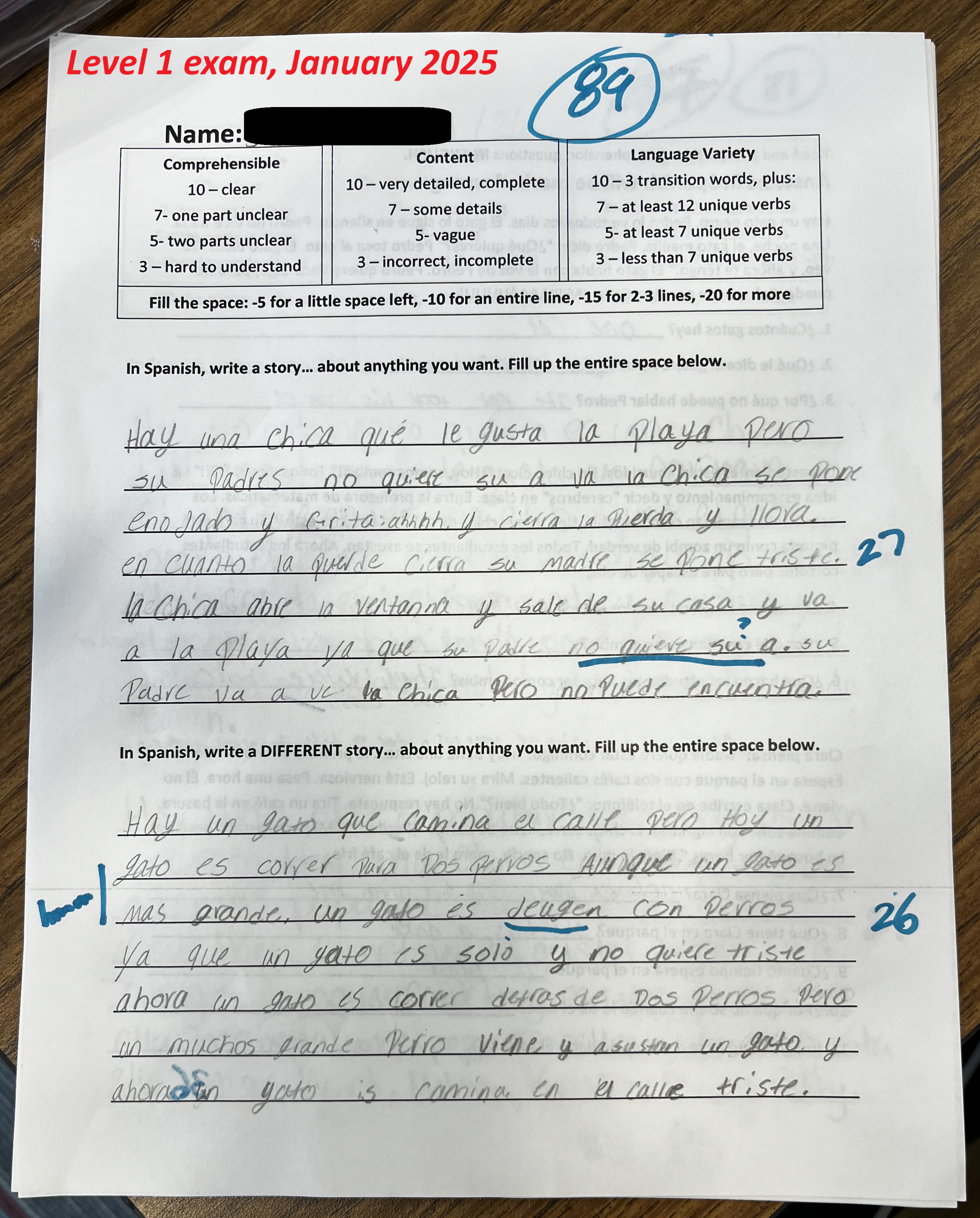 Experiences teaching Tierra Incógnita